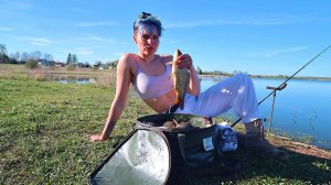 КРОКОДИЛЫ ВЫРУЧАЮТ! РЫБАЛКА с донками на ПЛАТНИКЕ! Приехала за карпом #170