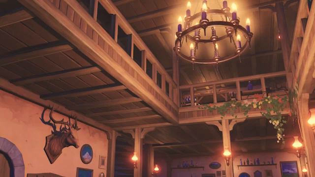 [genshin impact] at the bar with diluc on a rainy evening *☆ - ambience asmr for relaxation/ sleep смотреть онлайн