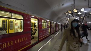 Тематический Поезд «Красная Стрела» на станции Тропарёво