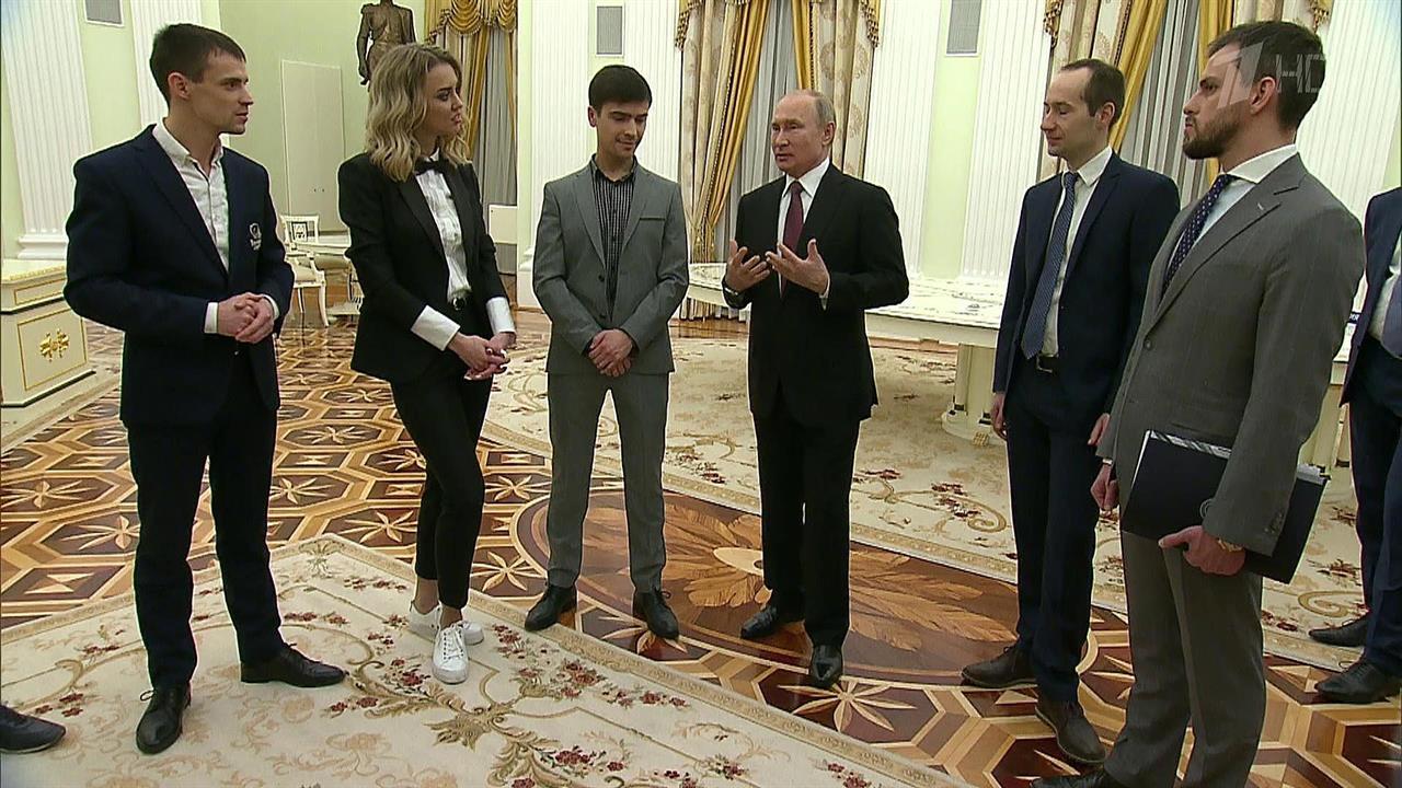 Еще одна встреча Владимира Путина с предпринимателями - лауреатами премии "Немалый бизнес"