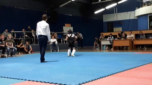 Первое соревнование по ушу-саньда