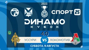 Уссури - Локомотив, 4:0 / 1/4 Динамо-Кубка Приморского края по футболу 2023 / Лучшие моменты, голы