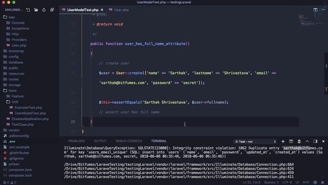 What is Database Transaction in Laravel Testing | Code Testing #6