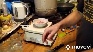 Готовим в Автоклаве на пару.  Тушенка из козы и каша из перловки.