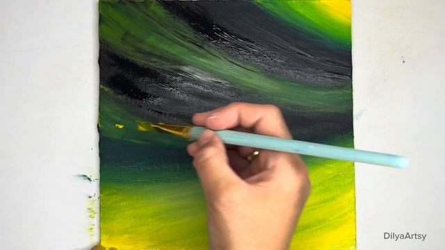 Шаг за шагом/Легкий рисунок природы / Пейзажная живопись Гуашью смотреть онлайн