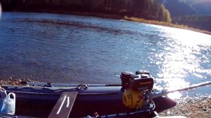 НА БОЛОТОХОДЕ ПО ТАЁЖНОЙ РЕКЕ МАНА