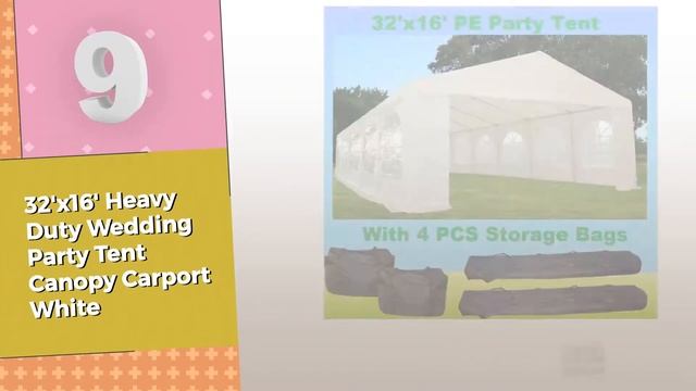 Carport Tents Collection // Best Sellers July 2017 смотреть онлайн