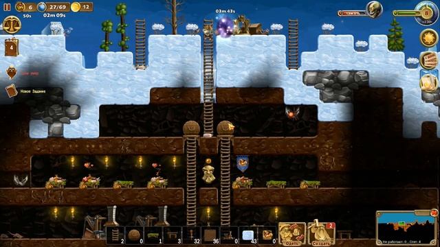 ССЫКЛИВЫЕ ГНОМЫ VS ЙЕТИ ? Craft The World (Снежный мир \ Земля зимних небес) #15 смотреть онлайн