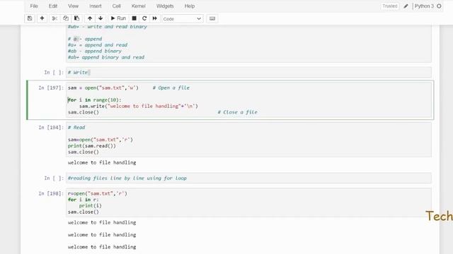 File Handling in Python - Part 1 | Python Tutorials for beginners |  Techmaima