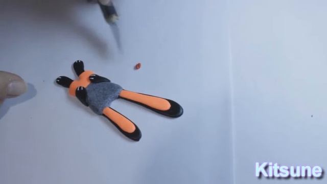 Брошь "Сердечный зайка". Мастер-класс. Polymer clay tutorial смотреть онлайн