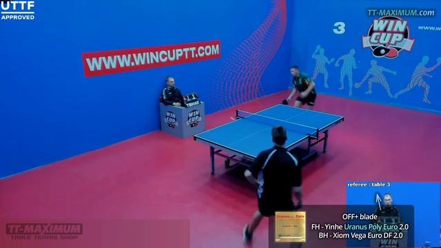 короткие ШИПЫ СПРАВА: агрессивная АТАКА ТОПСПИНОМ и ударом, ПРОТИВНЫЙ БЛОК от шипов: Вавренюк Серге смотреть онлайн