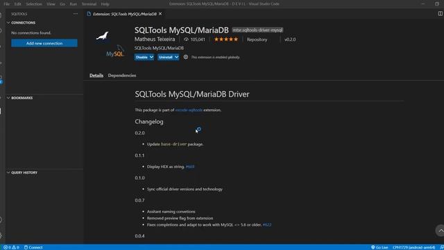 How to install MySQL in Visual Studio || Run MySQL queries in VS Code