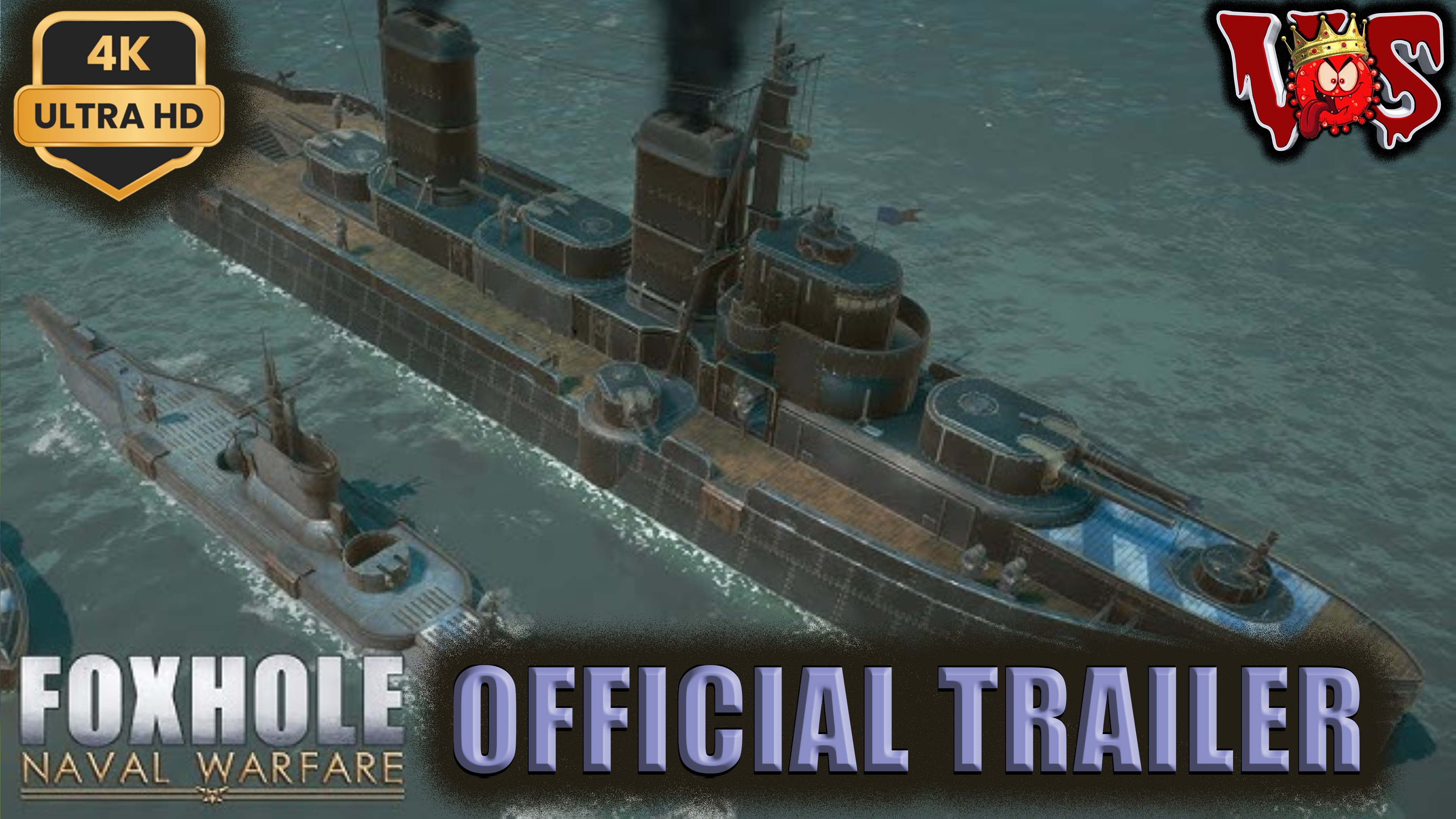 Foxhole Naval Warfare ➤ Официальный трейлер 💥 4K-UHD 💥