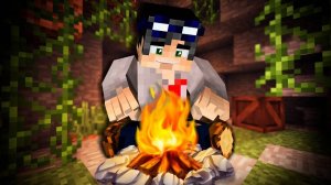 НАШЕЛ УБЕЖИЩЕ. ПЕРВАЯ НОЧЬ. ДЕНЬ 2 - ЗОМБИ АПОКАЛИПСИС НА ОСТРОВЕ В МАЙНКРАФТ