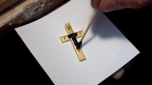 Как сделать Золотой Крест с горячей эмалью#MatsonJewellery
