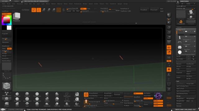 (Дальнейшая практика в ZModeler) Сессия 4 [RUS/eng] (Свободный скульптинг) смотреть онлайн