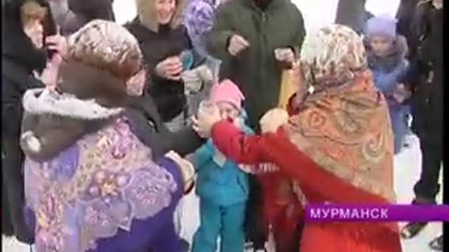 Необычные проводы зимы на Семеновском озере Фестиваль Цветы на снегу стал уже традиционным смотреть онлайн