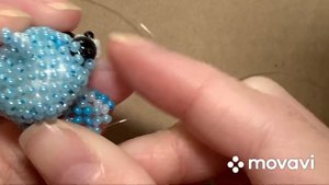 5ч Заботливый мишка #амигурумиизбисера Тело #amigurumi #beads #beading #подпишись #підпишись #бісер