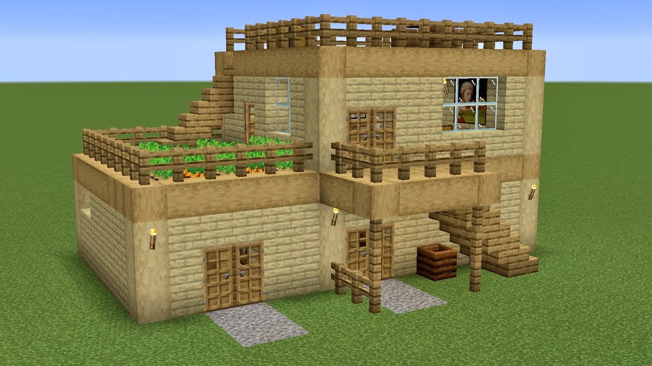 Майнкрафт - как построить легкий дом для начинающих, minecraft.