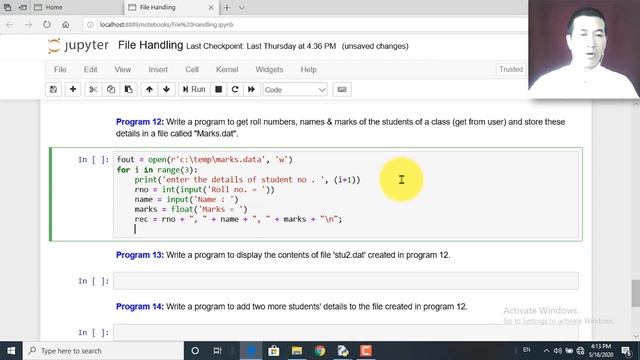 Class 12 Computer Science Chapter 5 File Handling Part 2