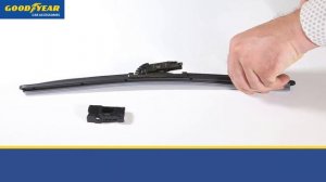 Установка бескаркасных дворников Goodyear «Frameless» - крепление Push Button