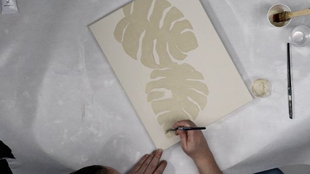 (108) Easy DIY Boho Style Plant Wall Art Monstera Leaf, How to Make Your Own Wall Art