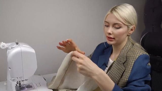 Модная переделка пиджака в укороченный пиджак и юбку