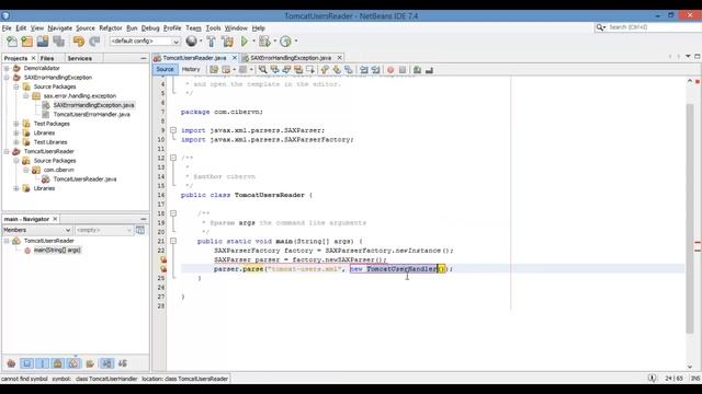 validate xml in SAX
