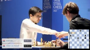 Anish Giri vs Jorden van Forrest Armageddon tie break