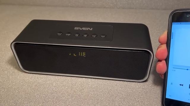 Тестирование динамиков портативной колонки SVEN PS-175 смотреть онлайн