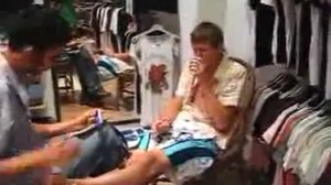 Быдло в Турции. Пьяный русский турист в Турции.