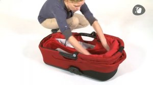 Как снять обивку с люльки Maxi-Cosi для стирки