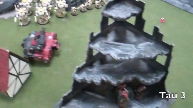 BoLS Battle Report 163 Tau Empire vs Blood Angels  Warhammer 40000