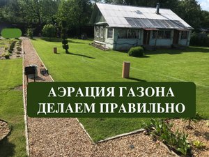 Аэрация газона правильно