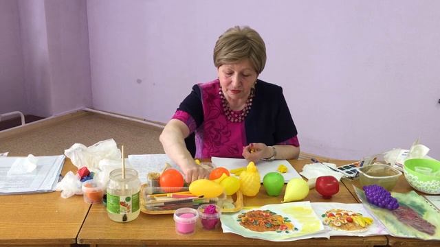 Лепка из теста Поделка Фрукты 2 смотреть онлайн