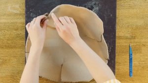 Лепка из пласта. Изготовление плоских и вогнутых форм из пласта