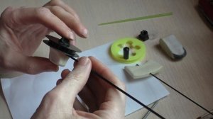 Безкивковая удочка с катушкой самодельная.