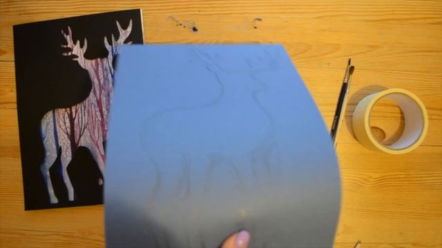 Урок 1. Рисуем акварелью великолепного патронуса смотреть онлайн