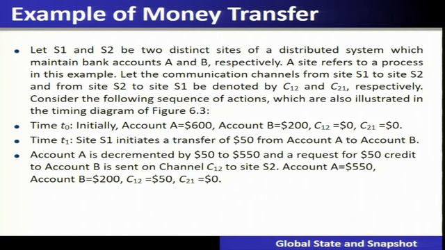 Lecture 15: Global State and Snapshot Recording Algorithms