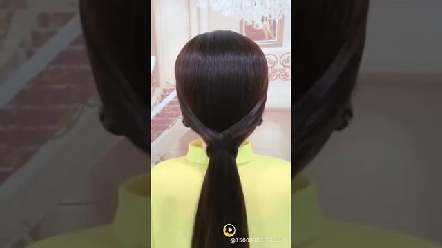 Snack video||simple hairstyle|hair tutorial|easy hairstyle|