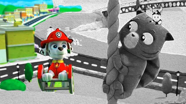 PAW Patrol in coloring! Hide-and-seek with a rabbit | Щенячий Патруль в раскраске. Прятки с кролико смотреть онлайн