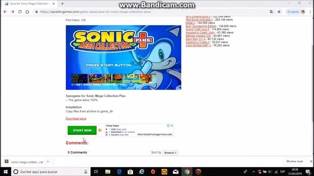 Sonic Mega Collection Plus save data 100% смотреть онлайн