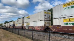 NS 212 Intermodal by CP Magnolia w/ the Lackawanna Heritage Unit