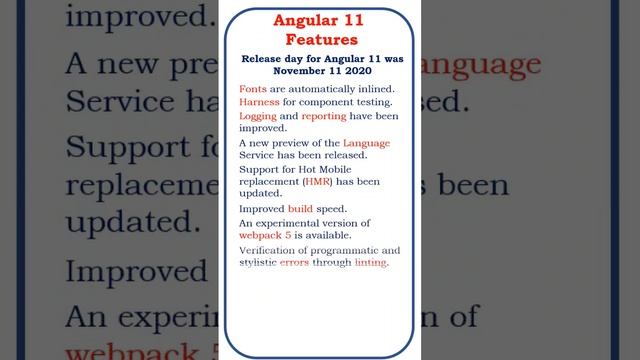 angular11 features @ensolutions5210  #angularjs #angular12 #angular6 #angular8 #angular13