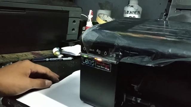 Epson L805 unboxing and setup