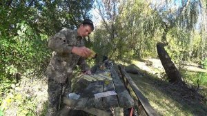 охота на фазана с пневматикой.шашлык из фазана....