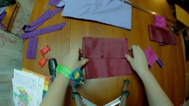 Мастер класс по пошиву детского полукомбинезона