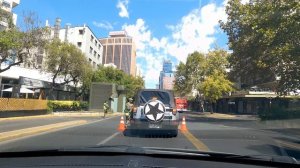 Santiago Centro - Conduciendo a la Alameda  - Chile 4K