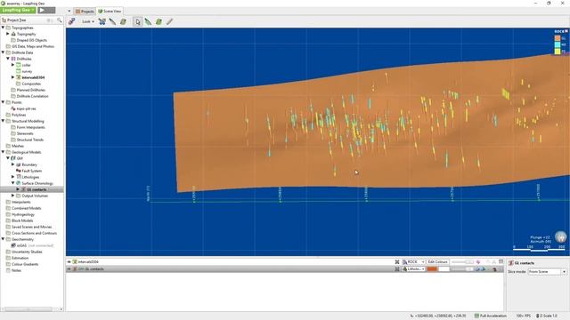 Leapfrog Geo начало - условное моделирование смотреть онлайн