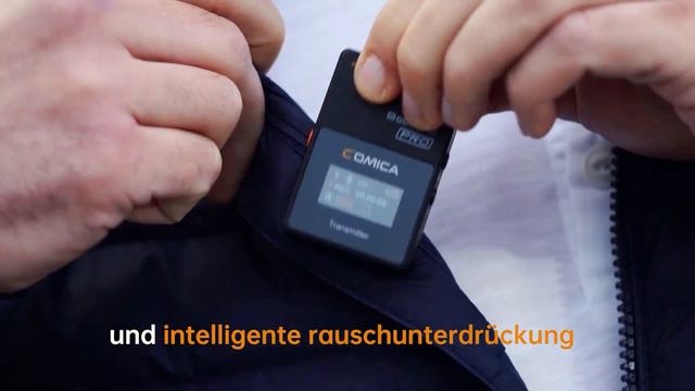 Wireless Lavalier Microphone, Comica BoomX D PRO 2 4G Onboard Recording Wireless Microphone with 2 смотреть онлайн